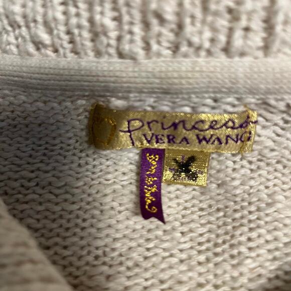 Princess Vera Wang Sweater Large Cardigan Tribal SW Fringe Hippy Boho Duster - Picture 3 of 9